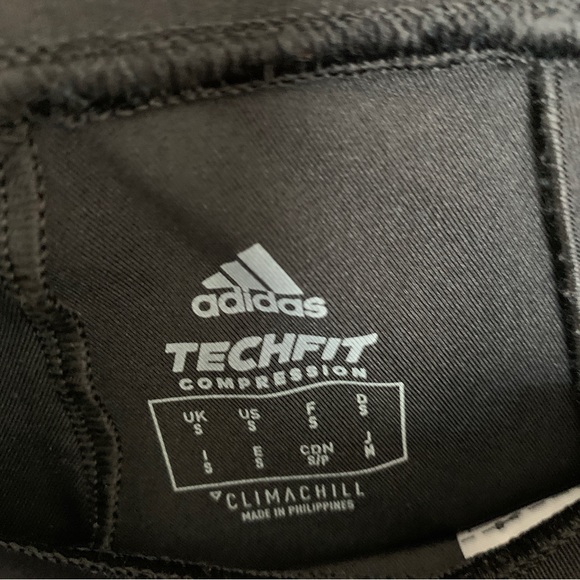 Adidas TechFit Alphaskin 3/4 Compression Tights - Picture 3 of 5